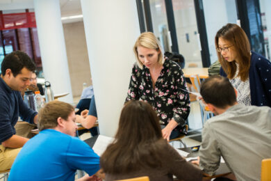 CAPP and Harris students working on group project